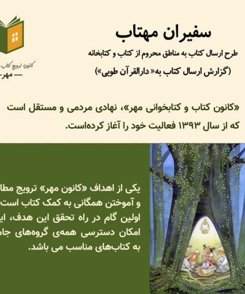 سفیران مهتاب – گزارش ارسال کتاب به «دارالقرآن طوبی»